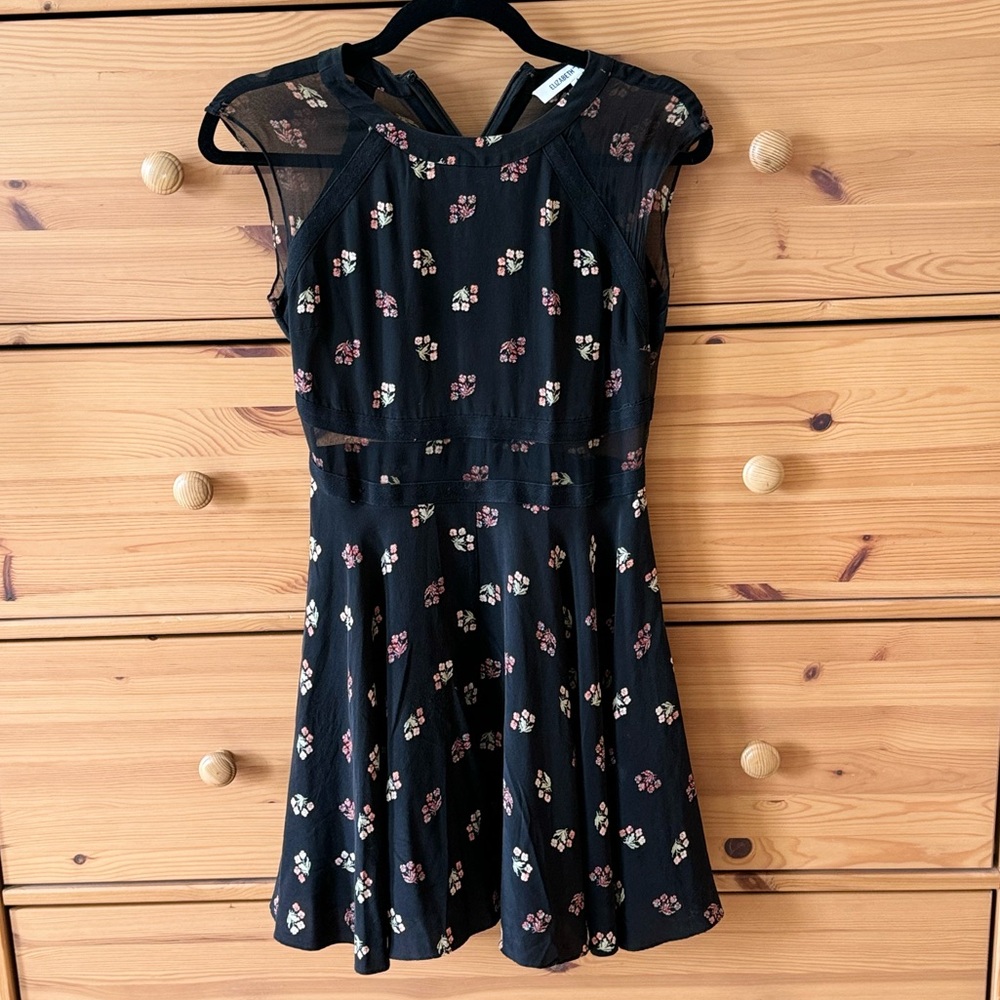 Elizabeth & James Floral Mesh Dress